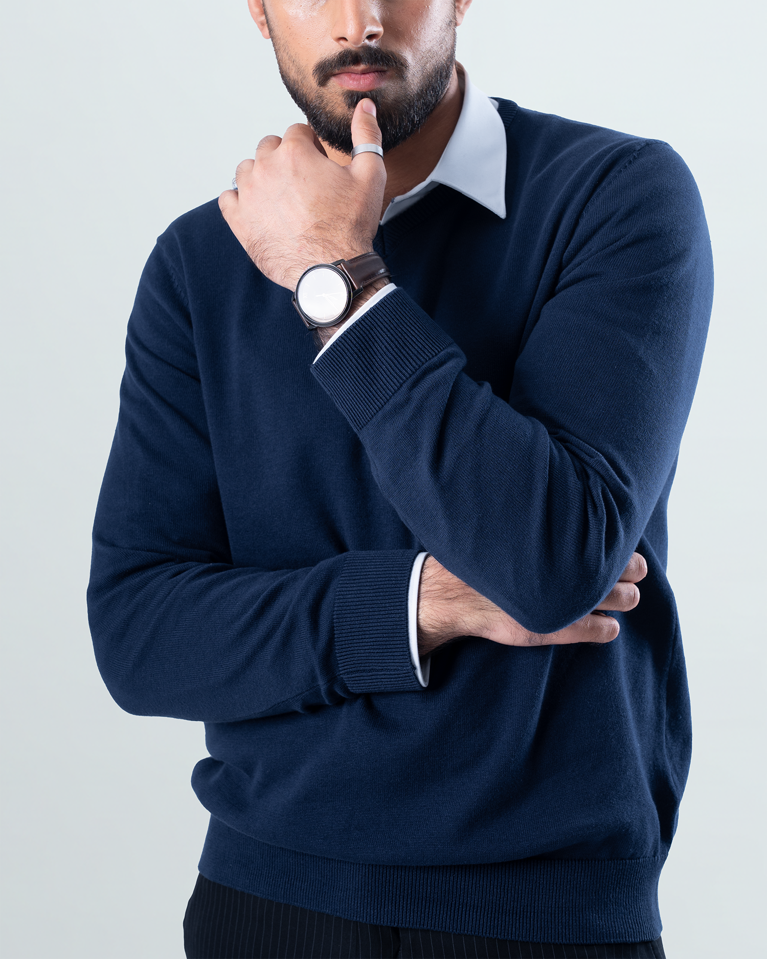 Men's V Neck Sweater