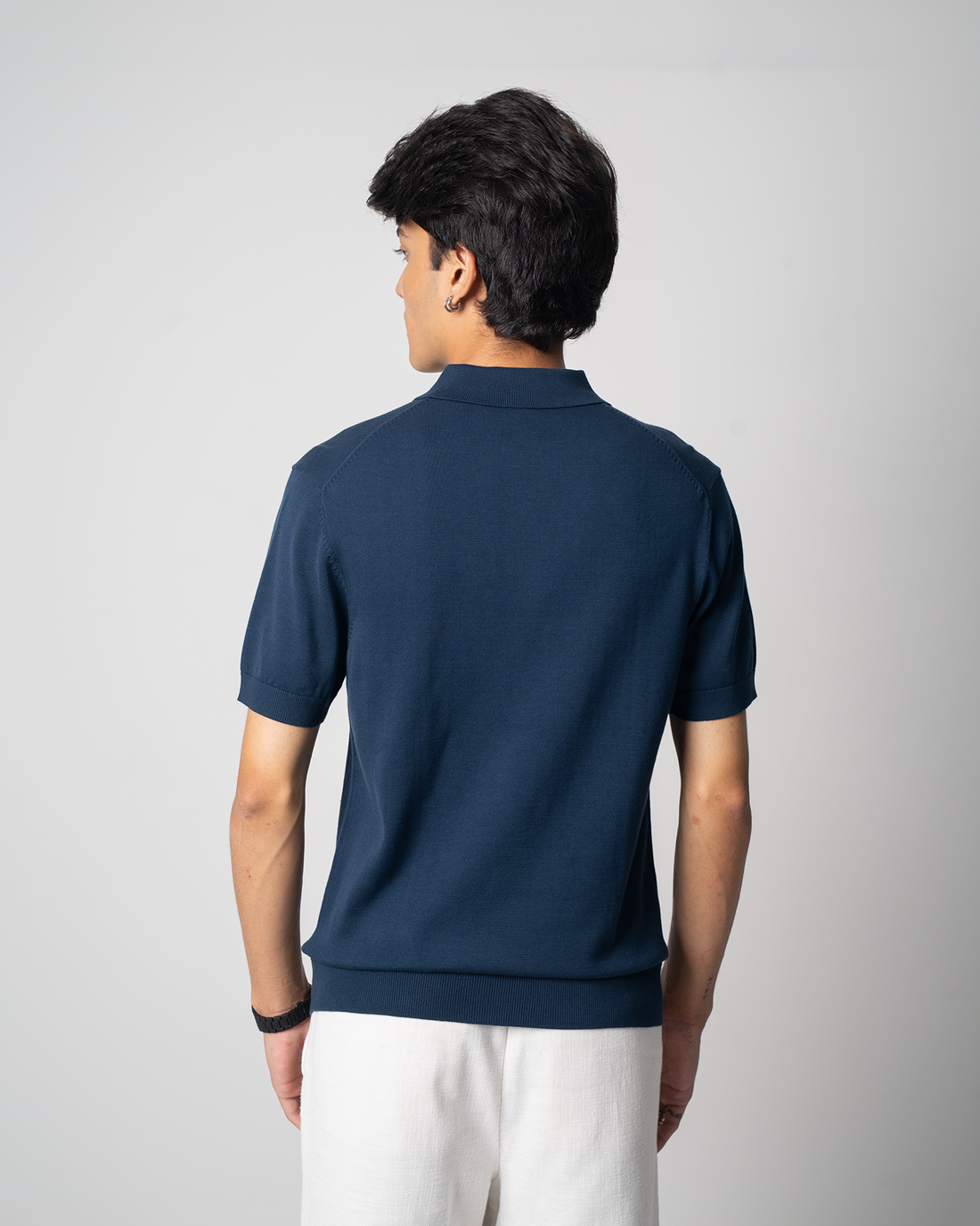 Knit Polo - Navy