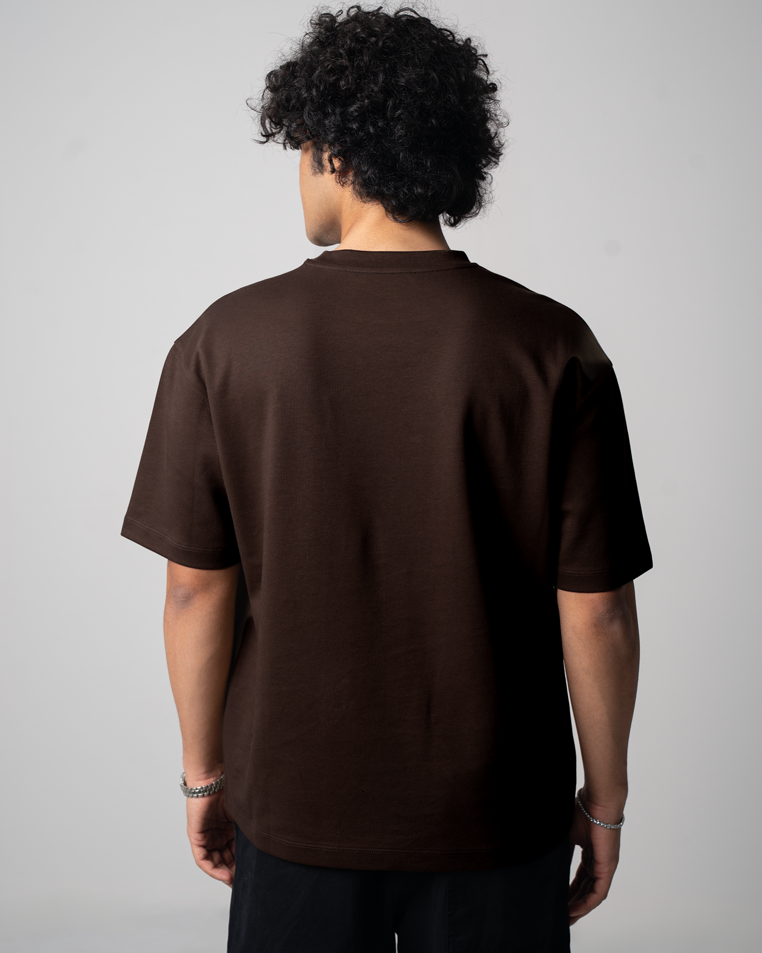 Solid T-Shirt (Drop Shoulder) - Mole