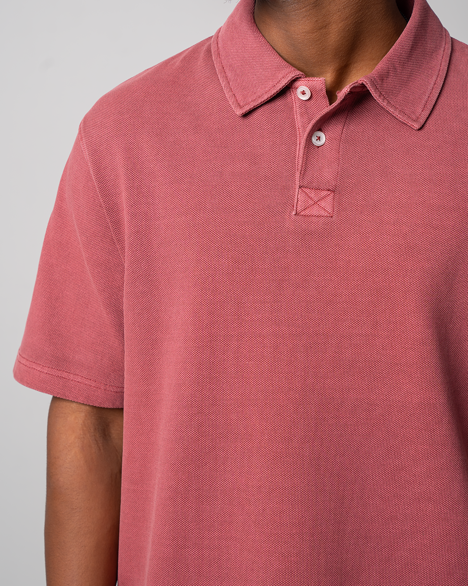 Casual Garment Dye Pique Polo