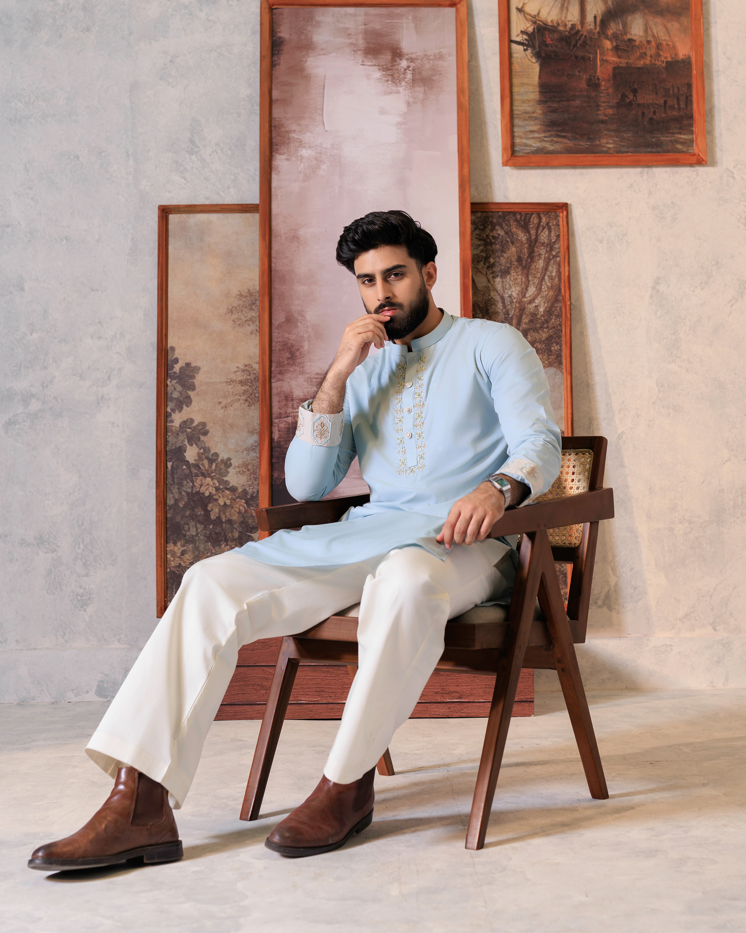 Frost Zardosi Panjabi