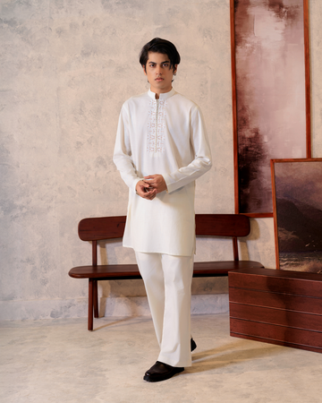 Giza Threadwork Short Kurta