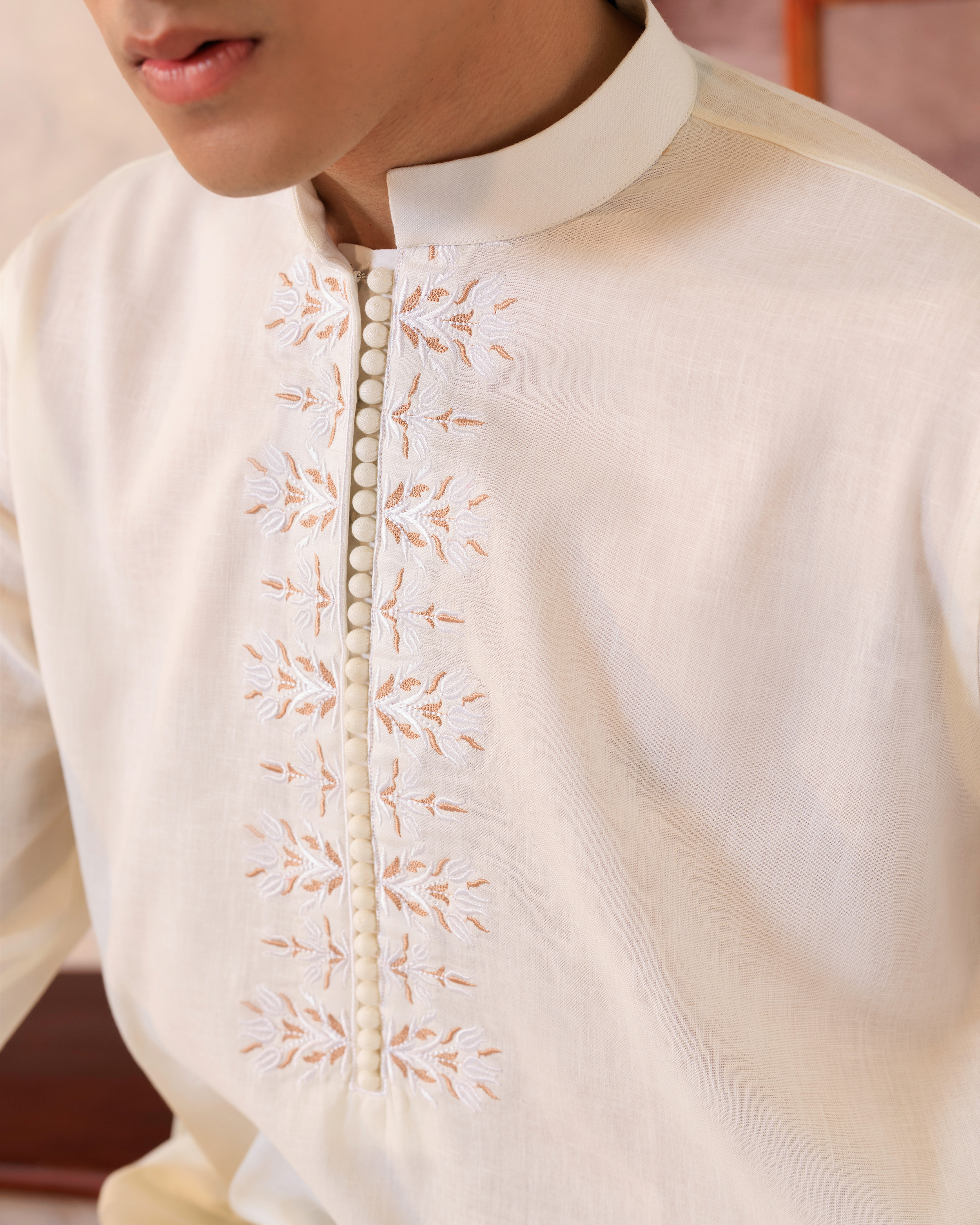 Giza Threadwork Short Kurta