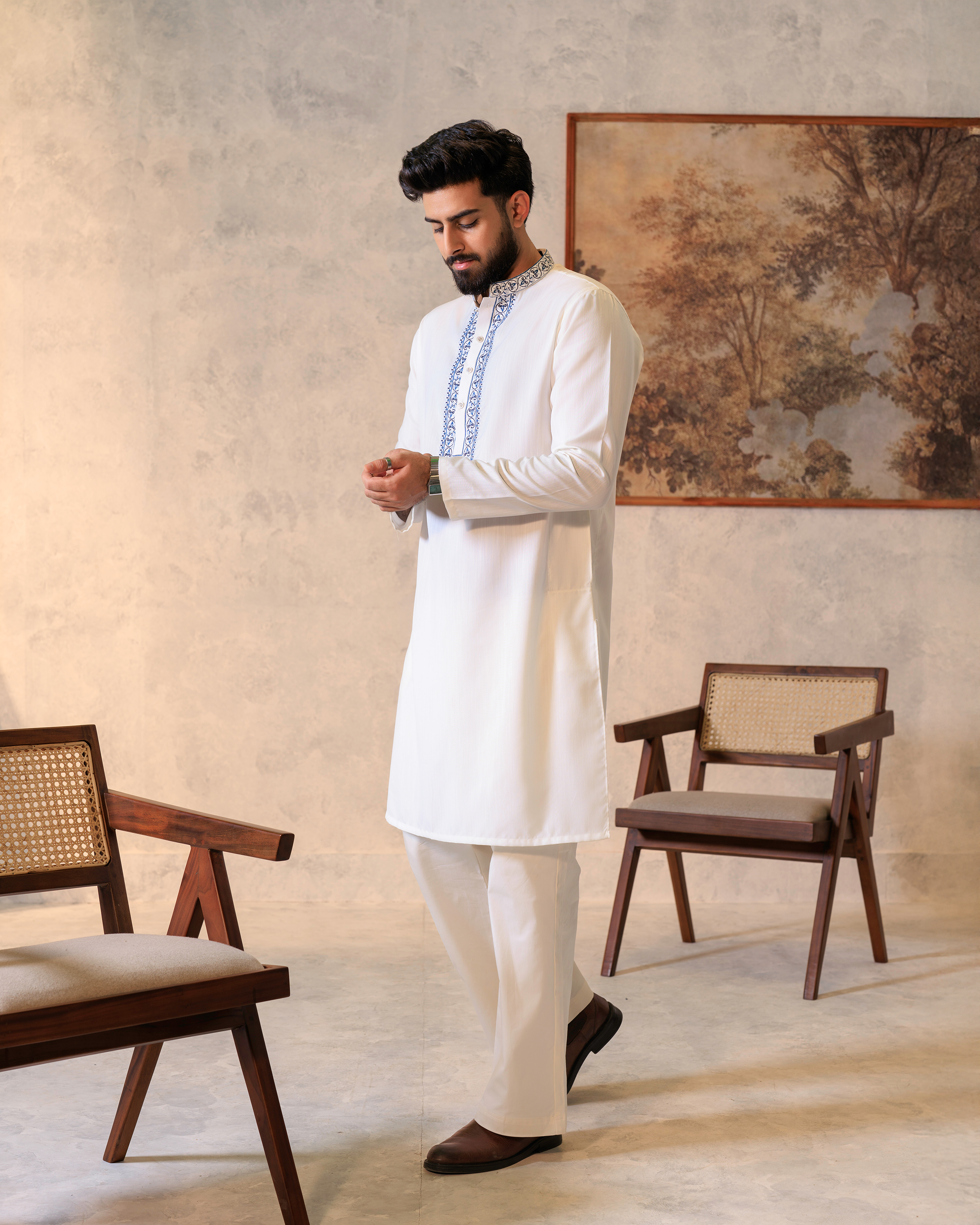 Indigo Regal Panjabi