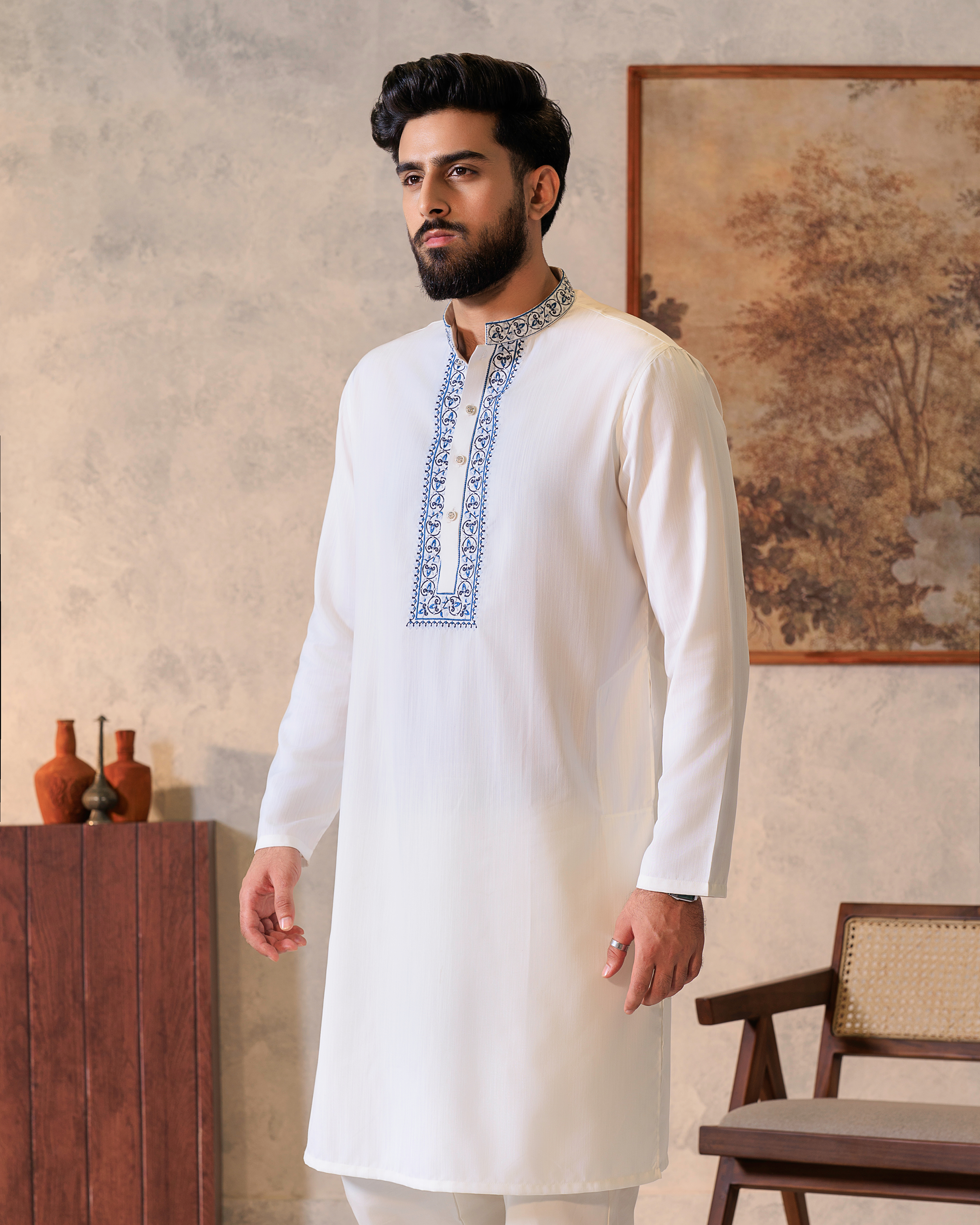 Indigo Regal Panjabi