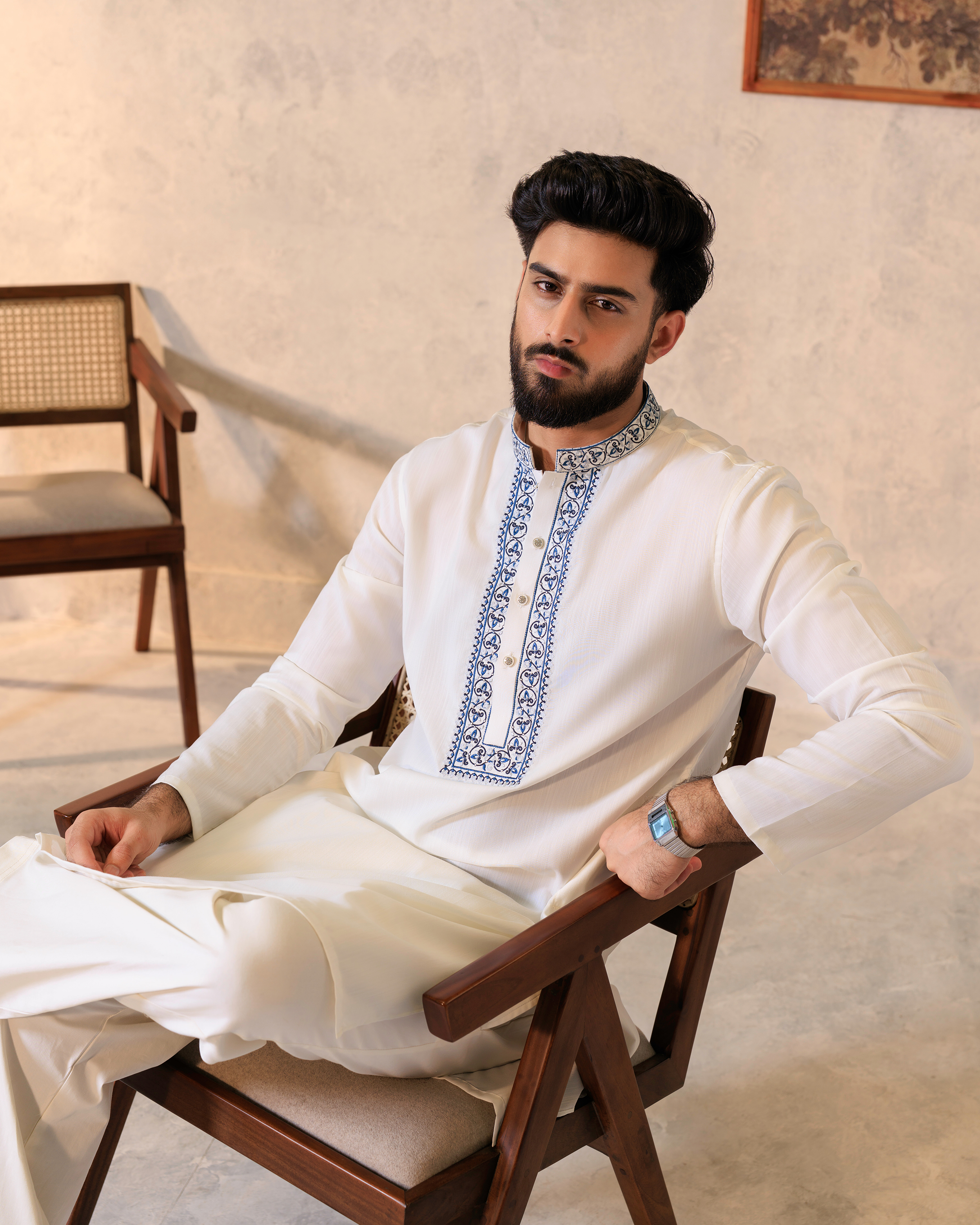 Indigo Regal Panjabi