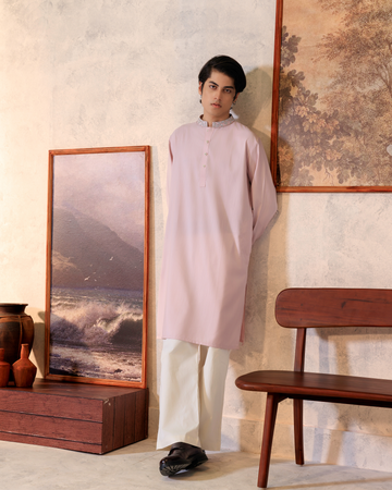 Mauve Zardosi Panjabi