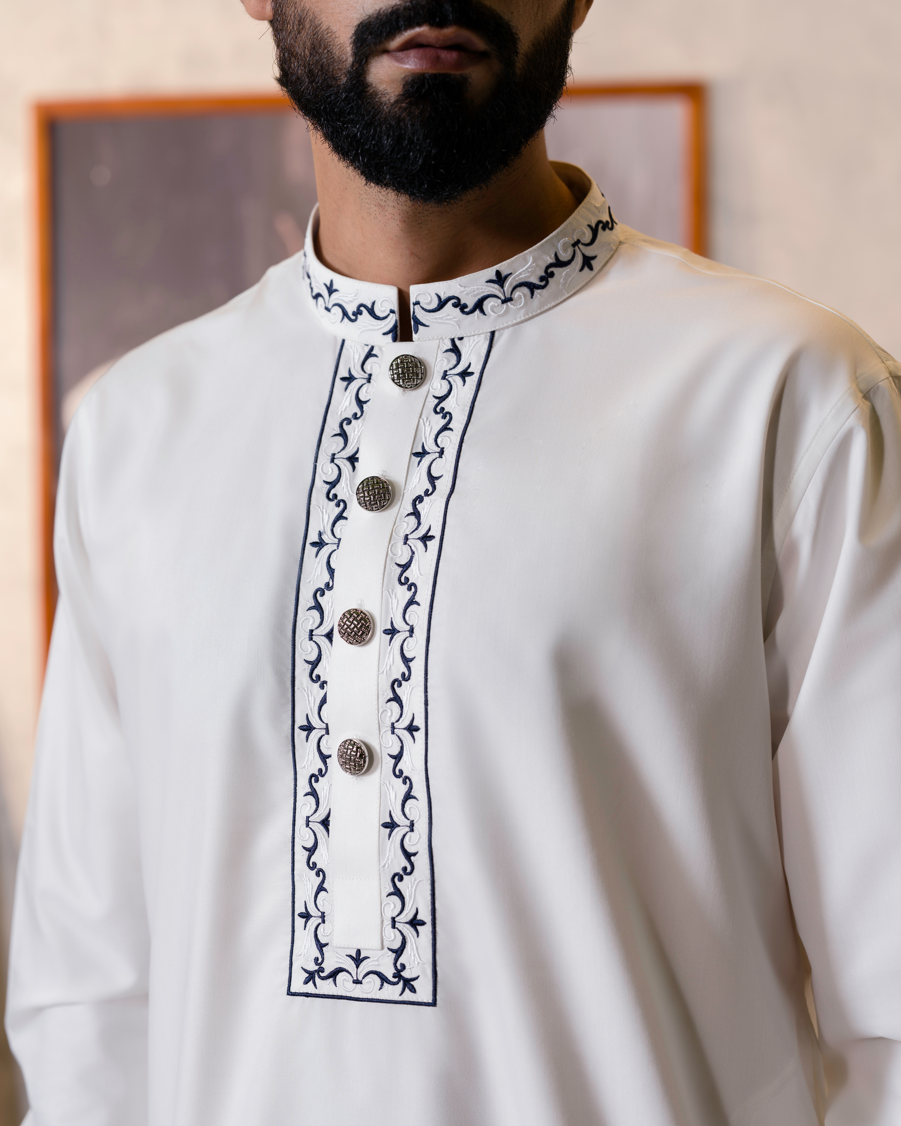 Noir Heritage Short Kurta