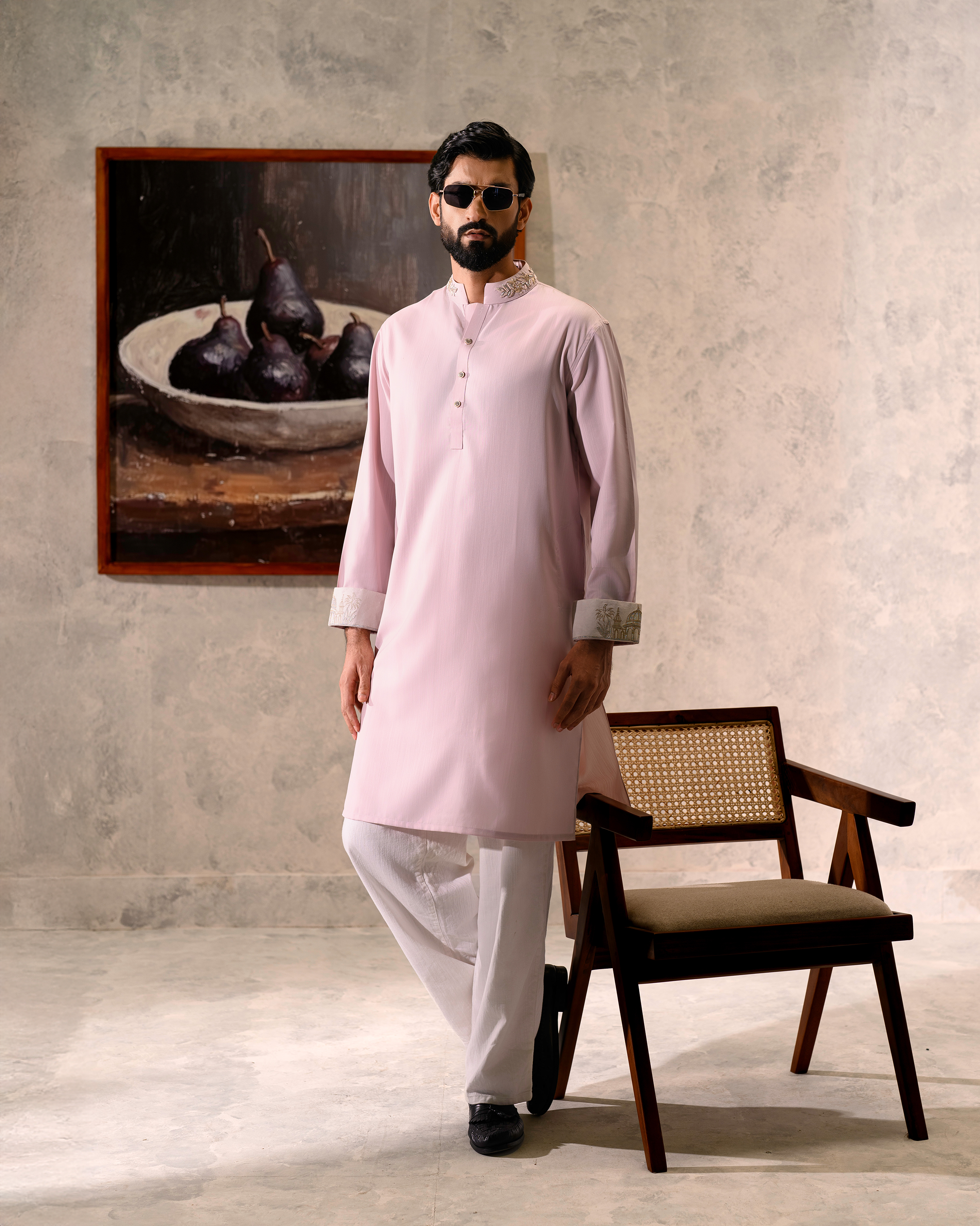 Petal Glided Panjabi