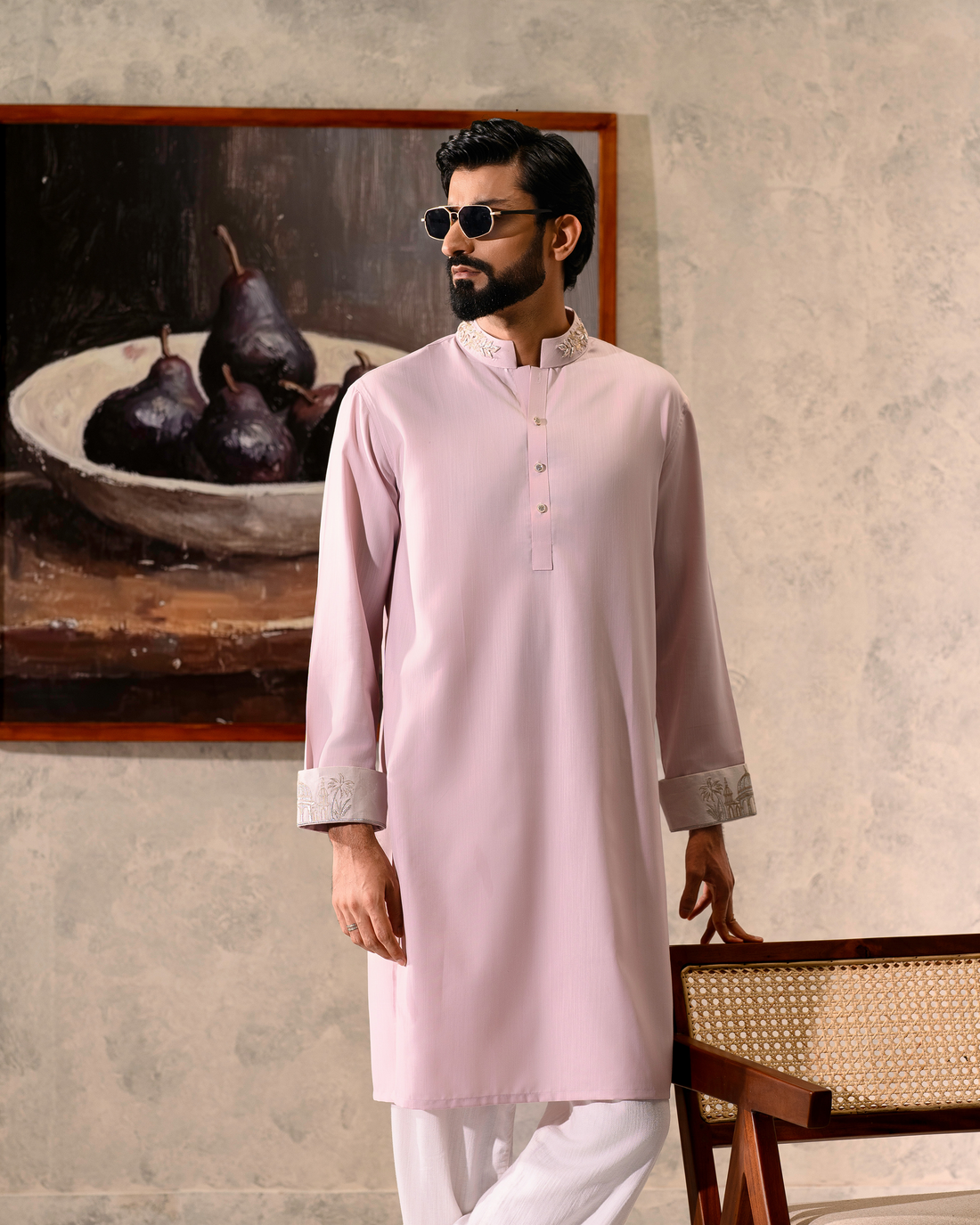 Petal Glided Panjabi