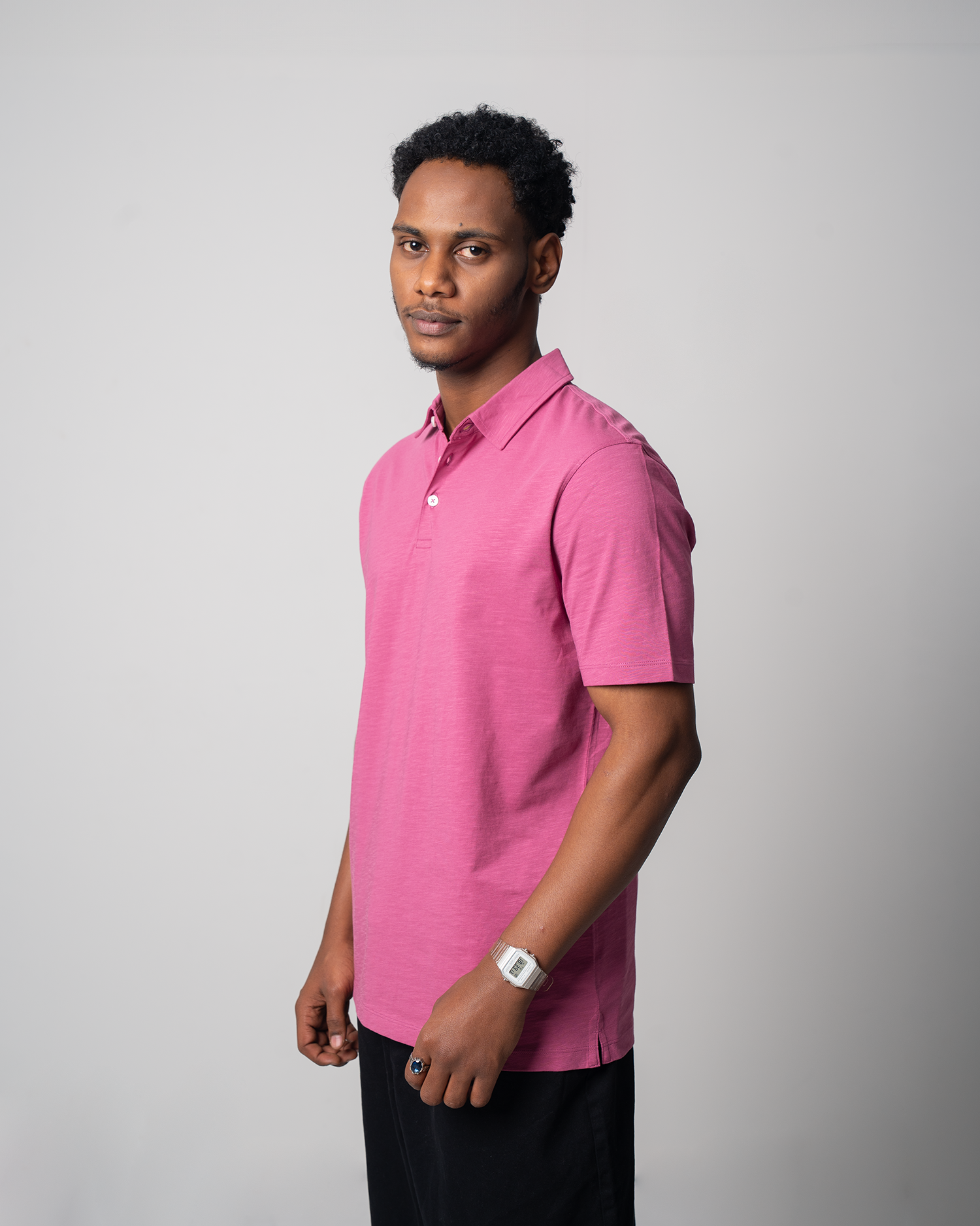 Regular Fit Cotton Slub Polo