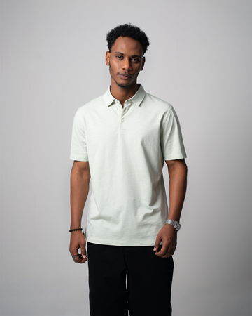 Regular Fit Cotton Slub Polo