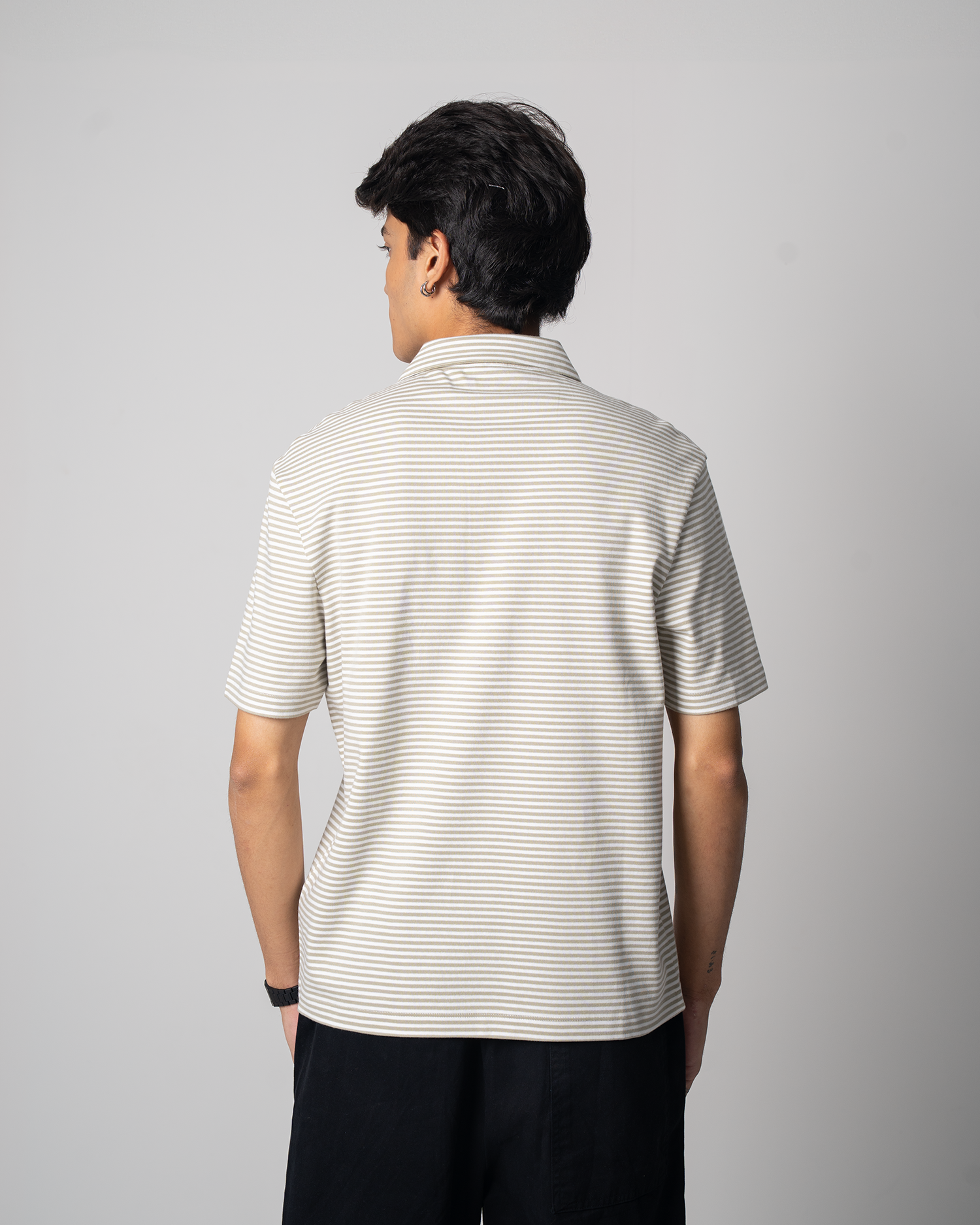 Short Sleeve Yarn Dyed Interlock Polo