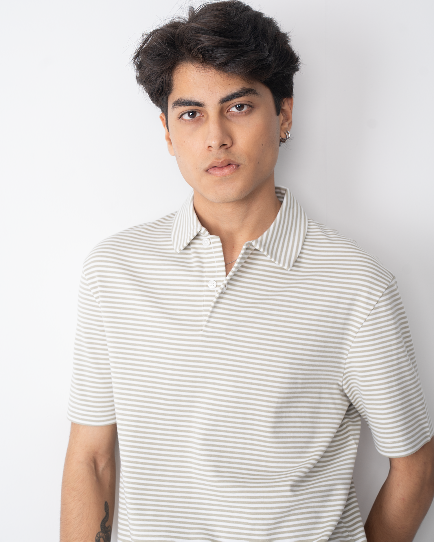 Short Sleeve Yarn Dyed Interlock Polo