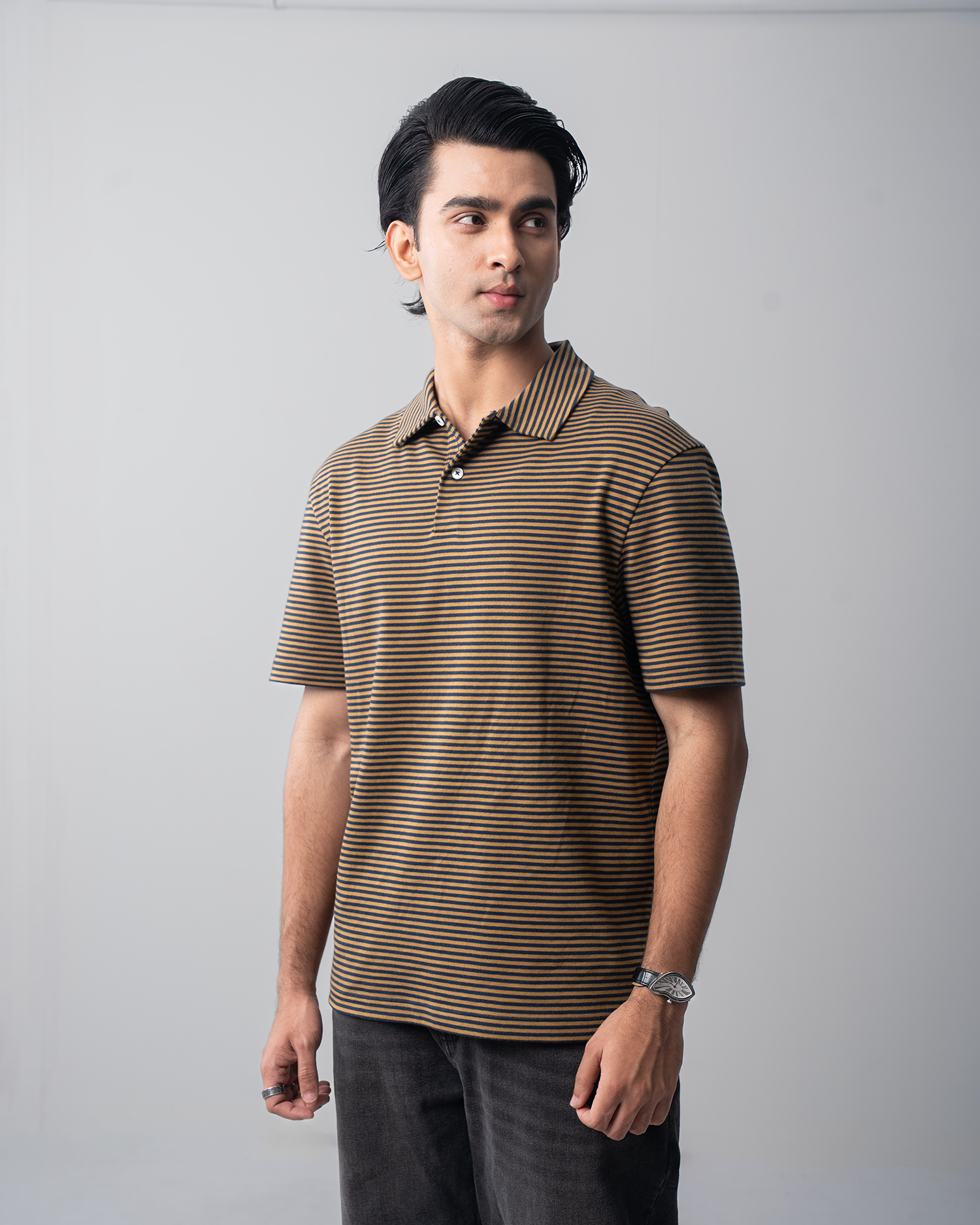 Short Sleeve Yarn Dyed Interlock Polo