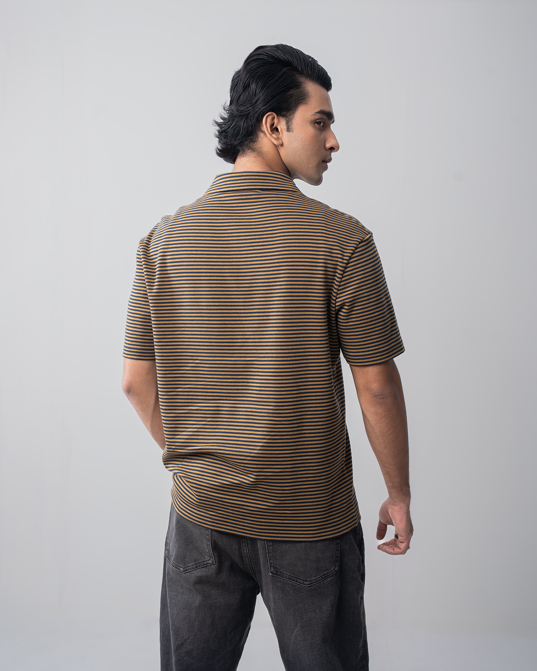 Short Sleeve Yarn Dyed Interlock Polo