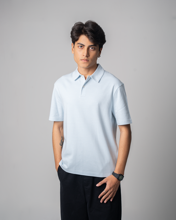 Short Sleeve Yarn Dyed Interlock Polo