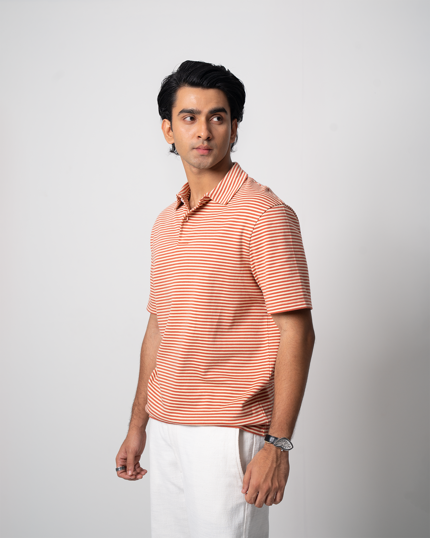 Short Sleeve Yarn Dyed Interlock Polo