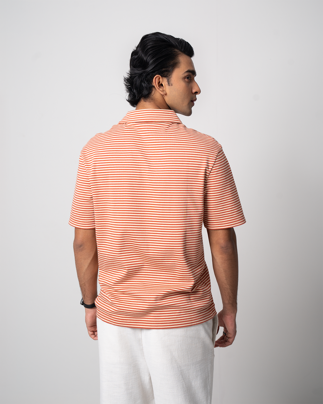 Short Sleeve Yarn Dyed Interlock Polo