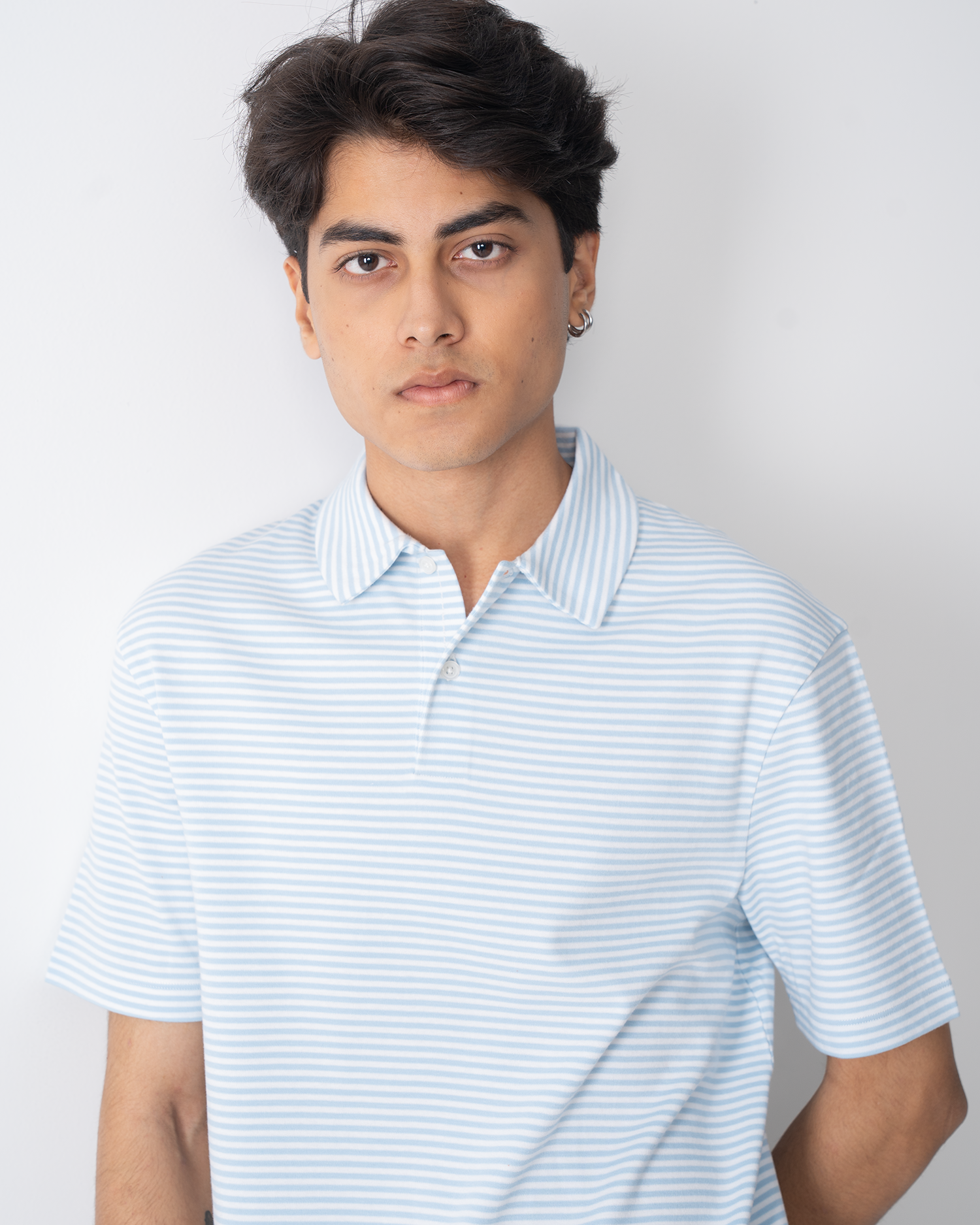 Short Sleeve Yarn Dyed Interlock Polo