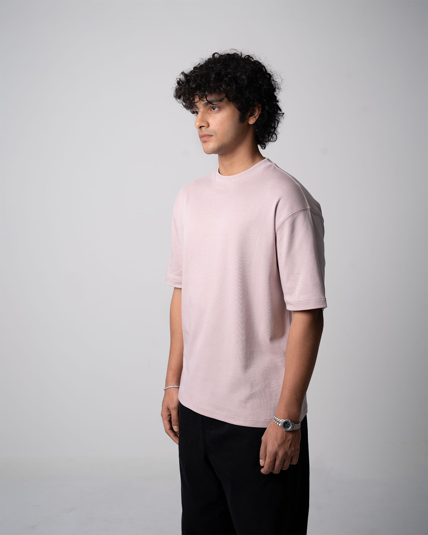 Drop Shoulder Premium Solid T-Shirt