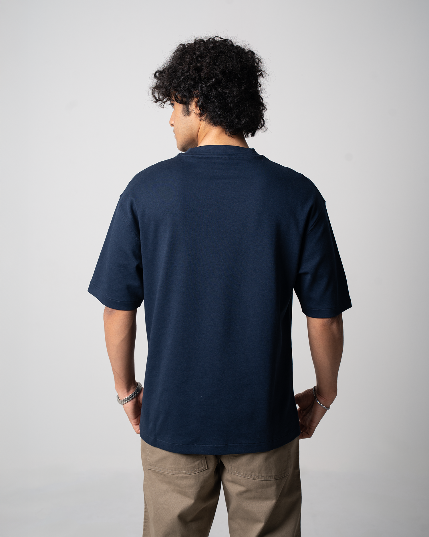 Drop Shoulder Premium Solid T-Shirt