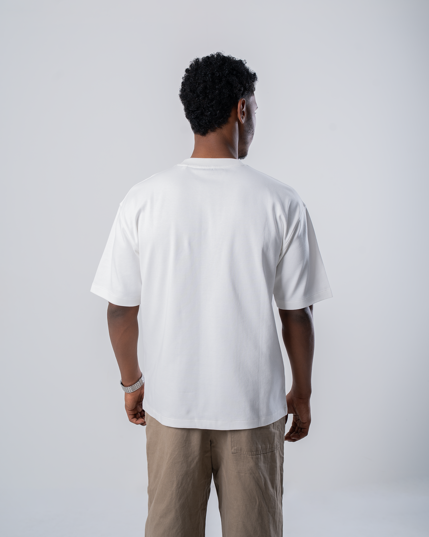 Drop Shoulder Premium Solid T-Shirt