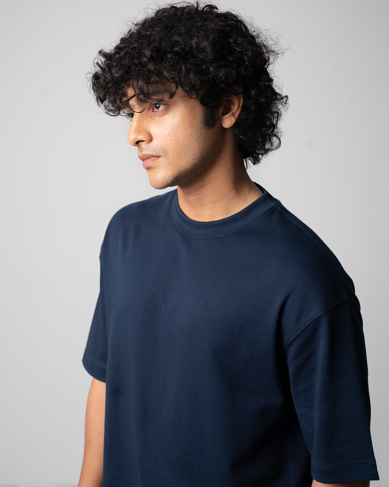 Drop Shoulder Premium Solid T-Shirt