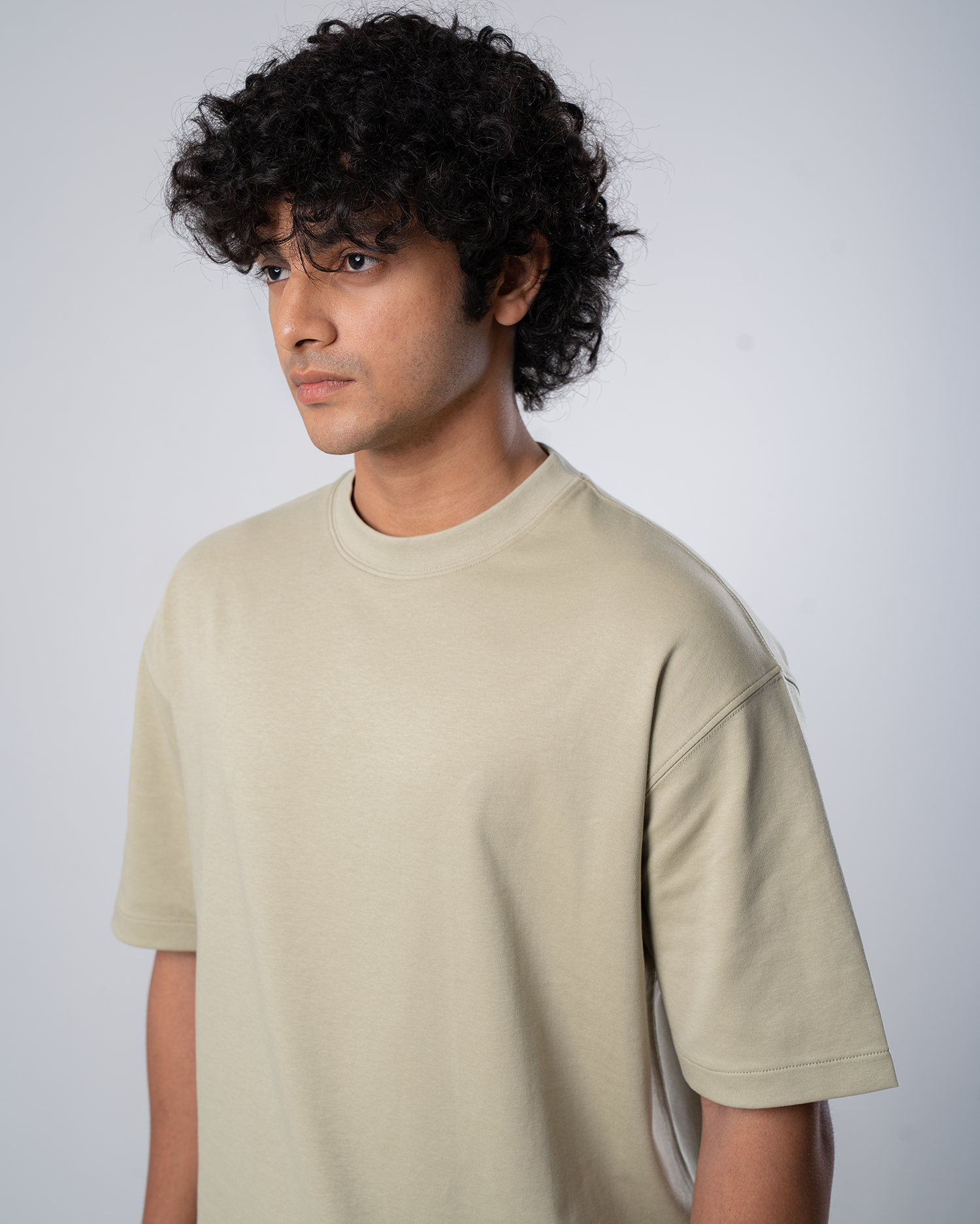 Drop Shoulder Premium Solid T-Shirt