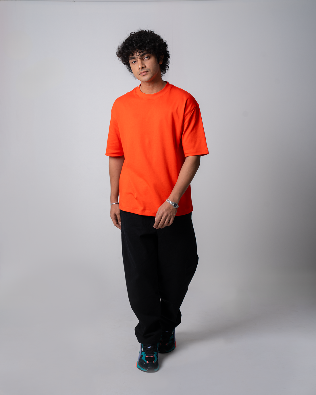 Drop Shoulder Premium Solid T-Shirt