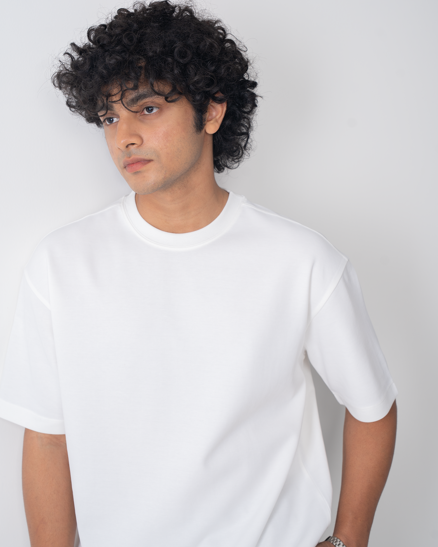 Solid T-Shirt (Drop Shoulder )