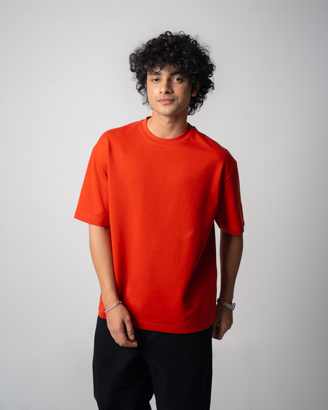Solid T-Shirt (Drop Shoulder )
