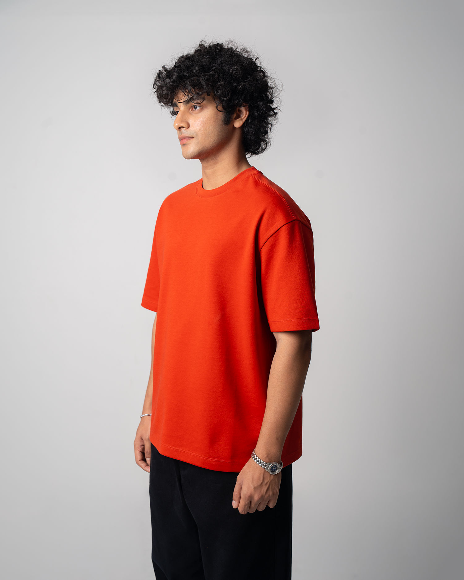 Solid T-Shirt (Drop Shoulder )