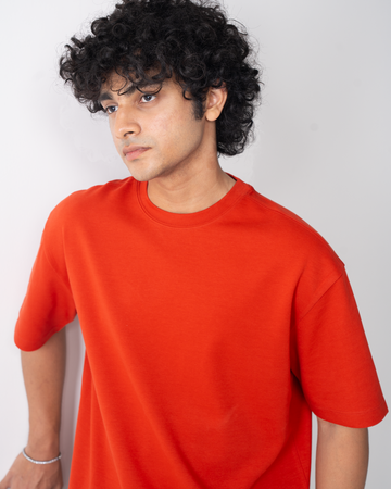 Solid T-Shirt (Drop Shoulder )