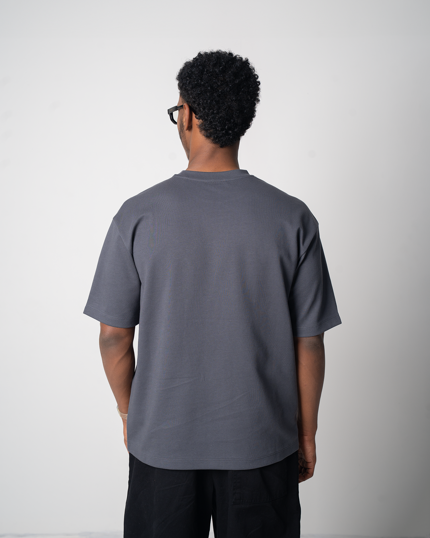 Solid T-Shirt (Drop Shoulder )