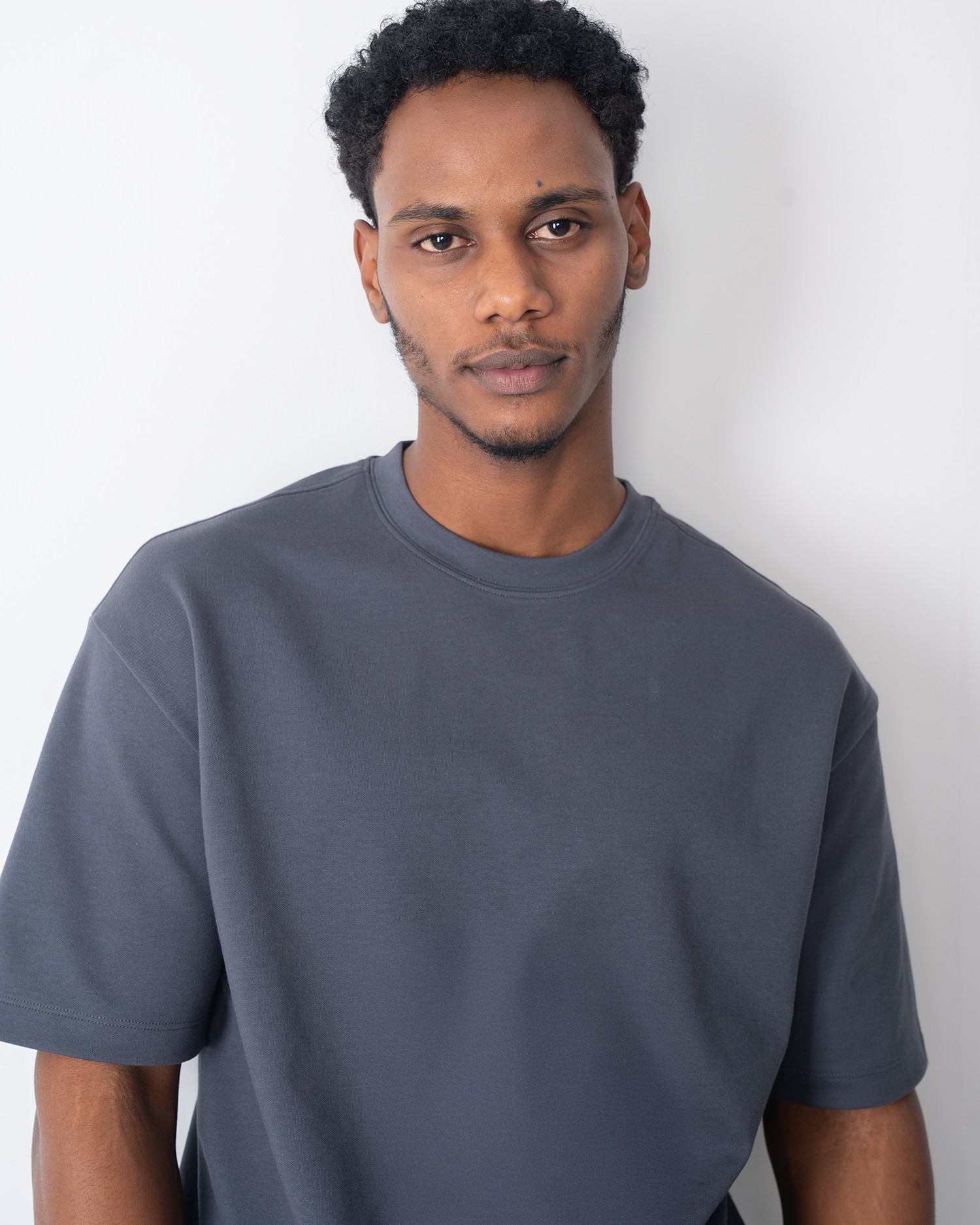 Solid T-Shirt (Drop Shoulder )