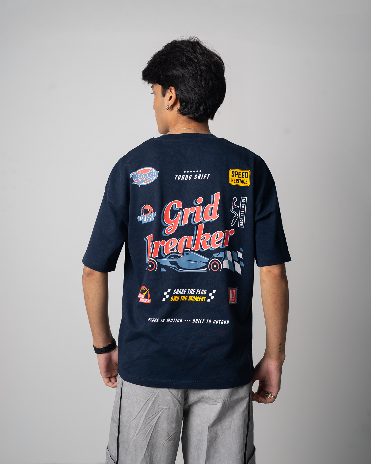 Drop Shoulder Graphic Tee