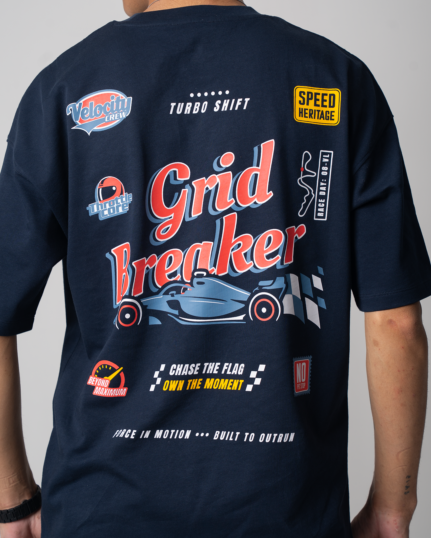 Drop Shoulder Graphic Tee
