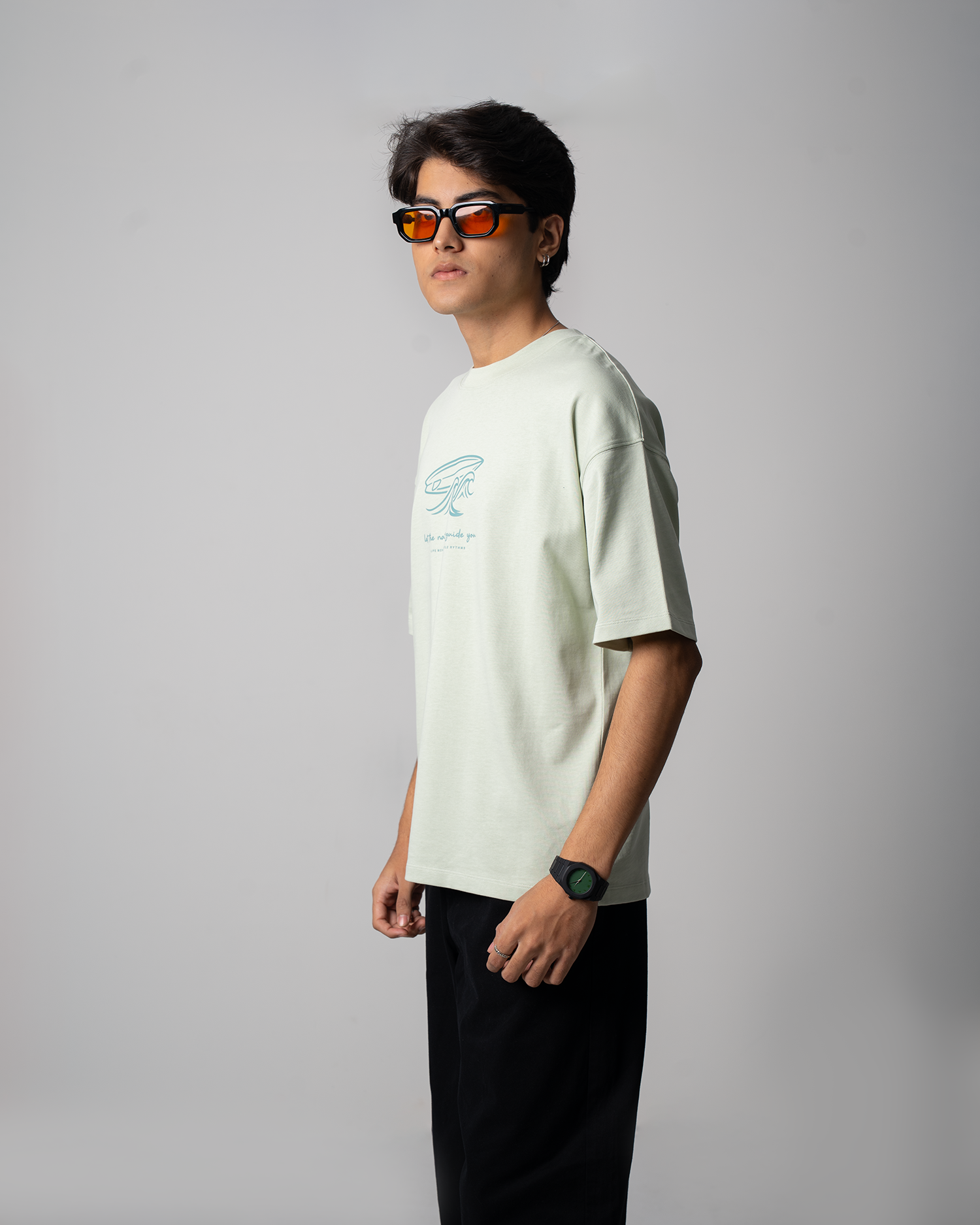 Drop Shoulder Graphic Tee