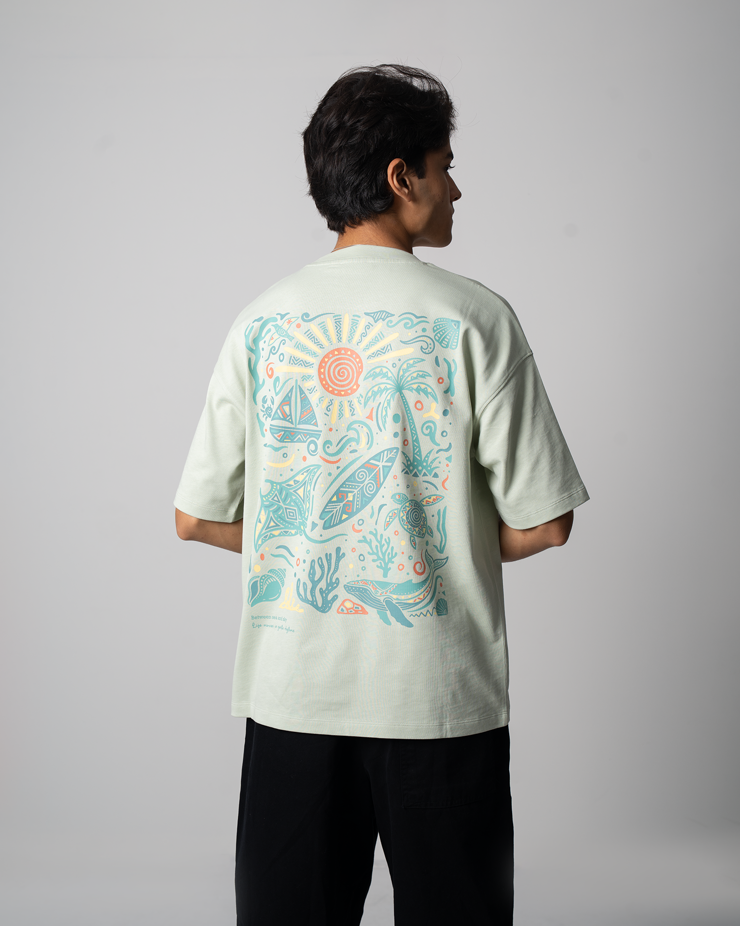 Drop Shoulder Graphic Tee