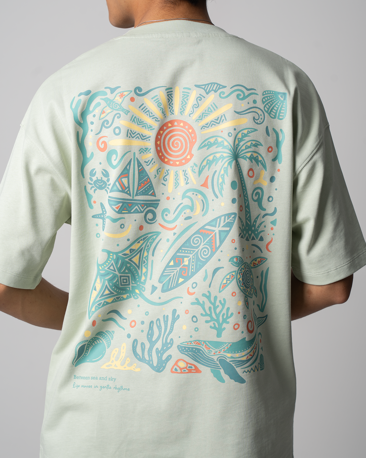 Drop Shoulder Graphic Tee