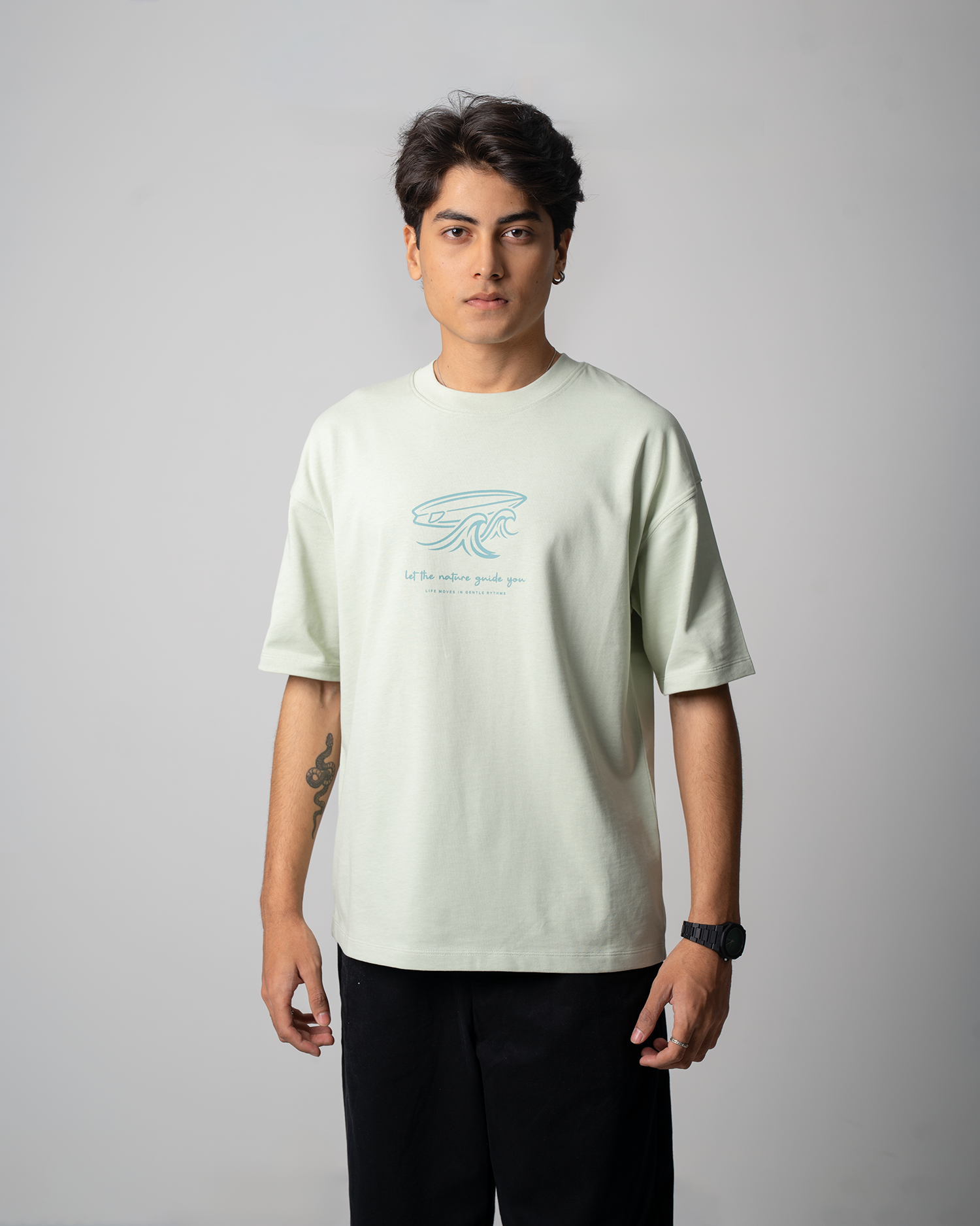 Drop Shoulder Graphic Tee