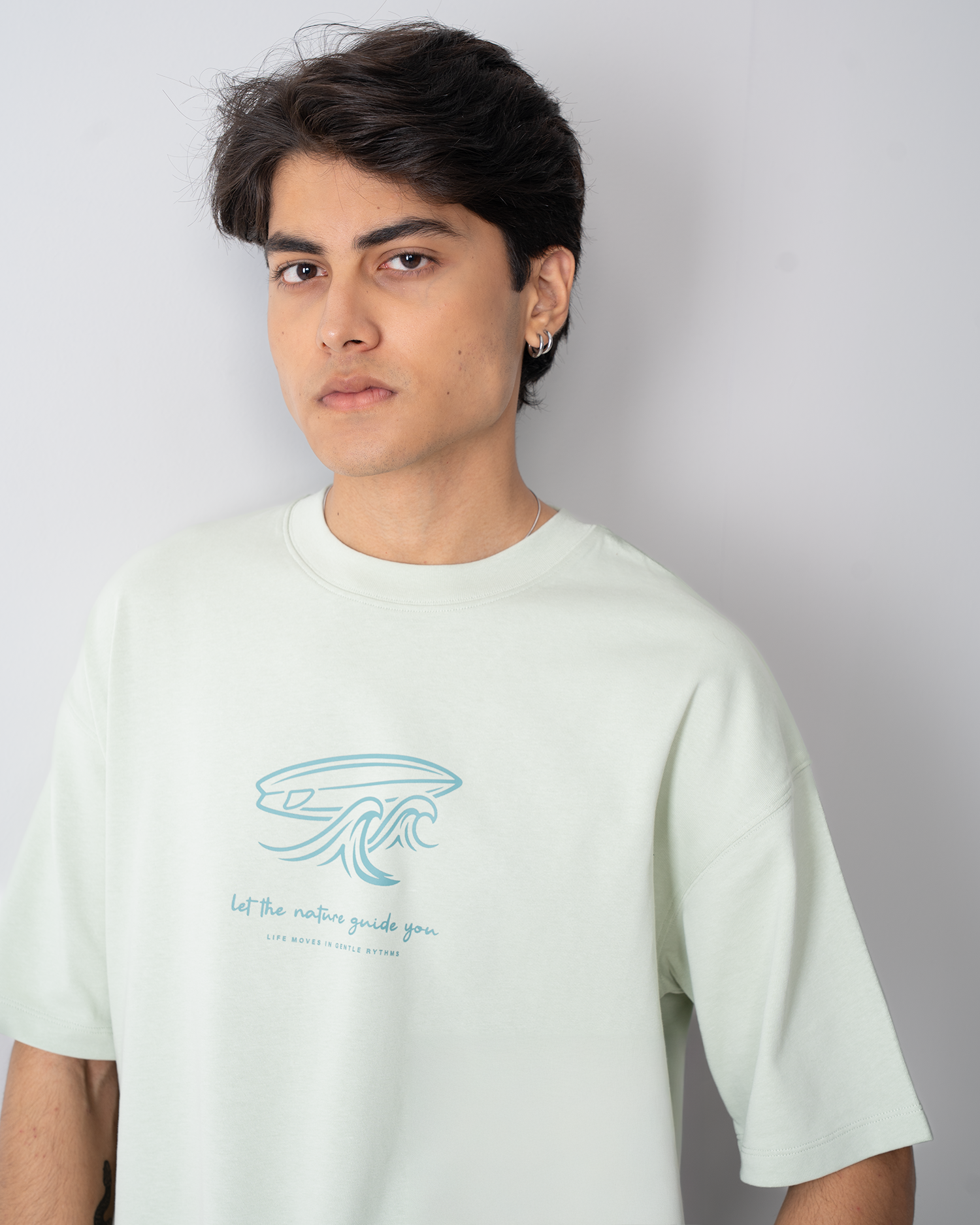 Drop Shoulder Graphic Tee