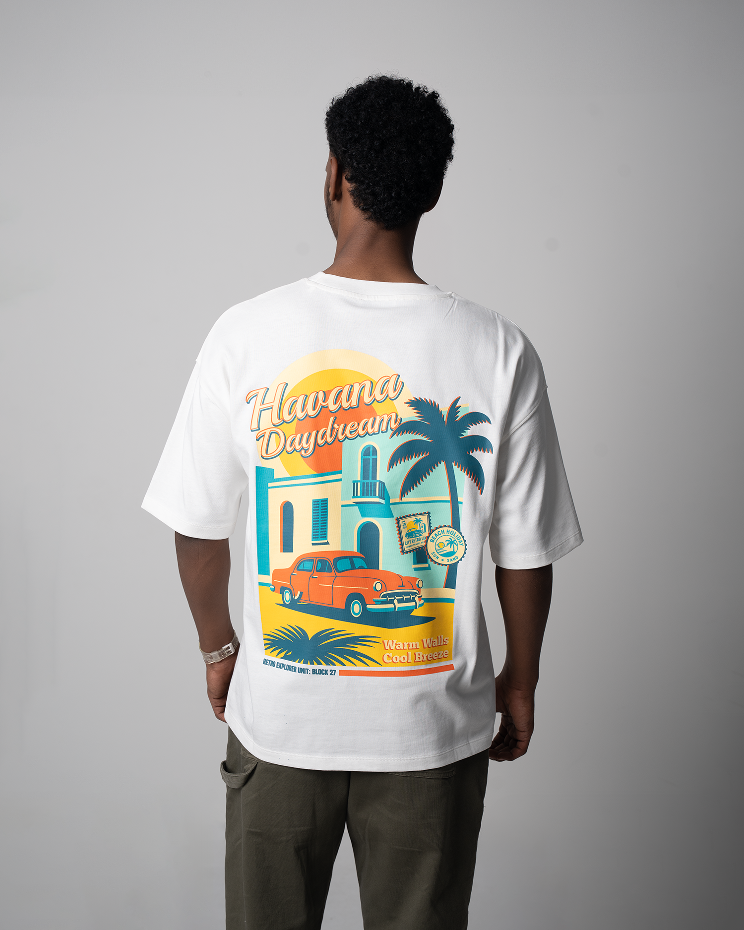Drop Shoulder Graphic Tee