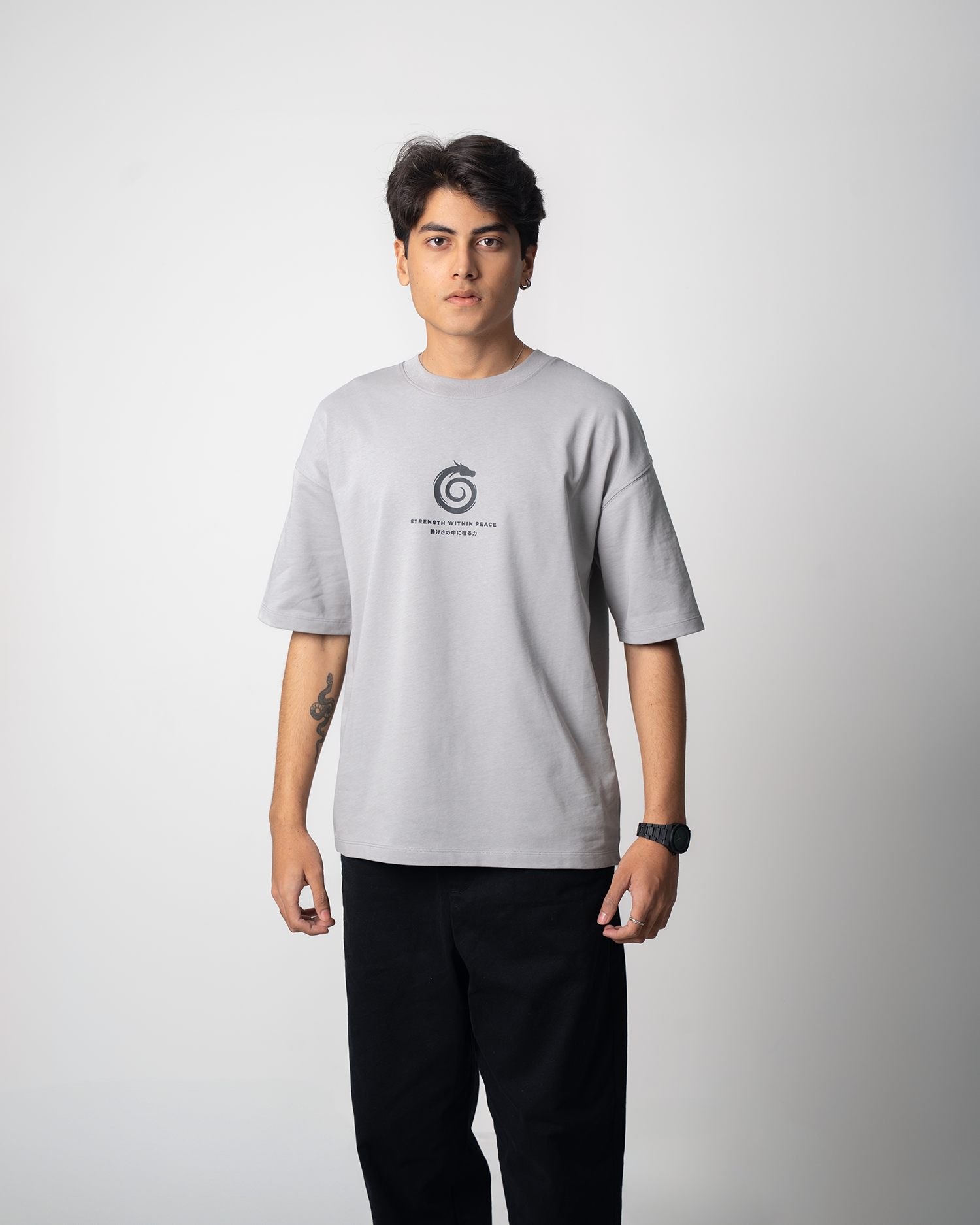 Drop Shoulder Graphic Tee