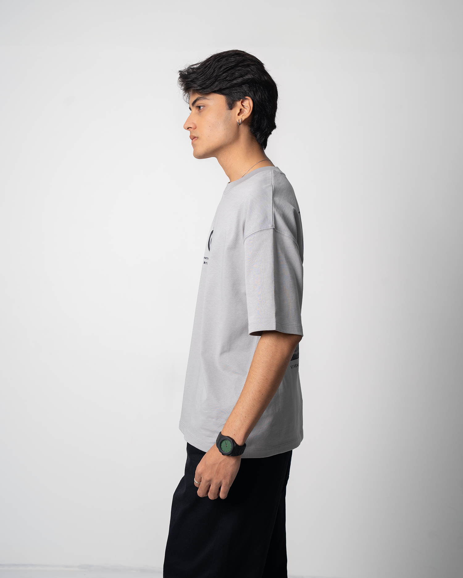 Drop Shoulder Graphic Tee