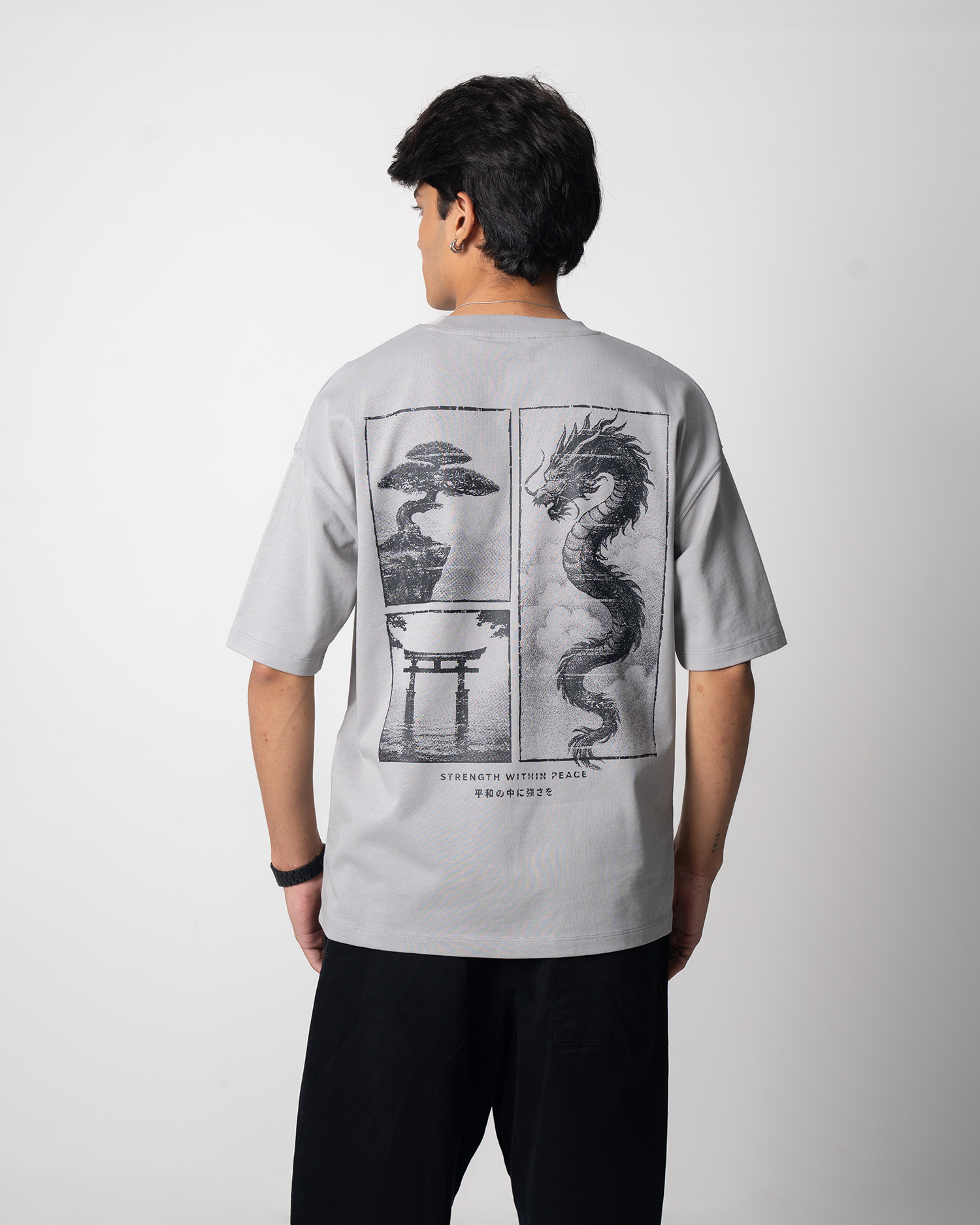 Drop Shoulder Graphic Tee