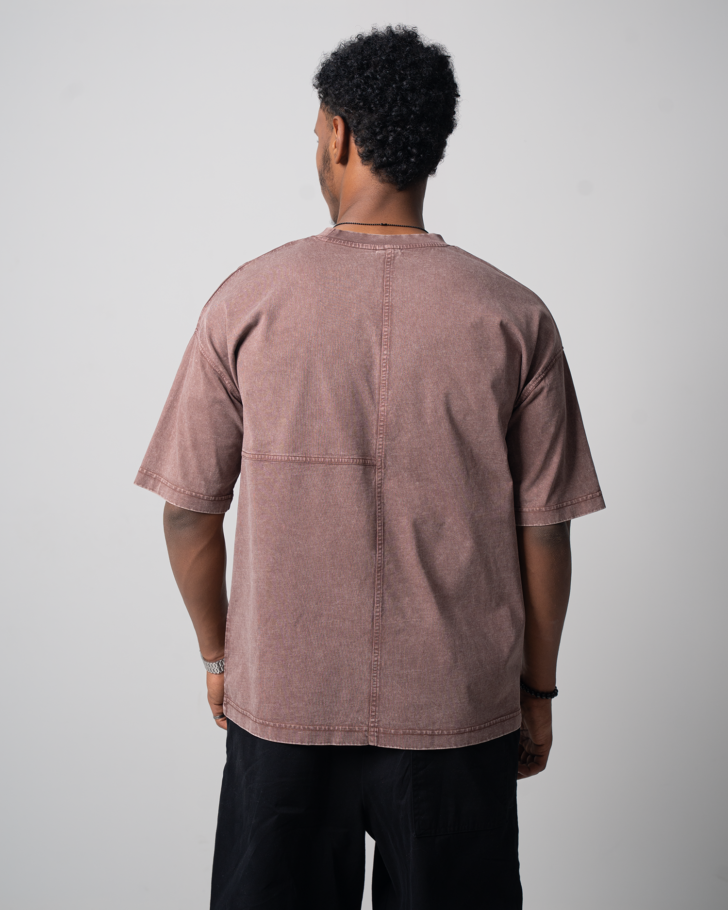 Garment Dye Drop Shoulder Graphic T-Shirt