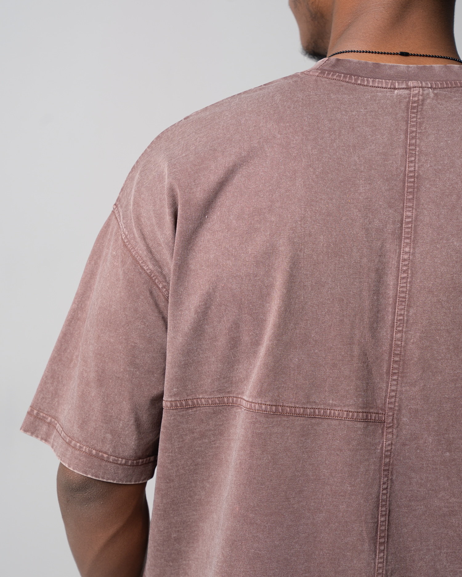 Garment Dye Drop Shoulder Graphic T-Shirt