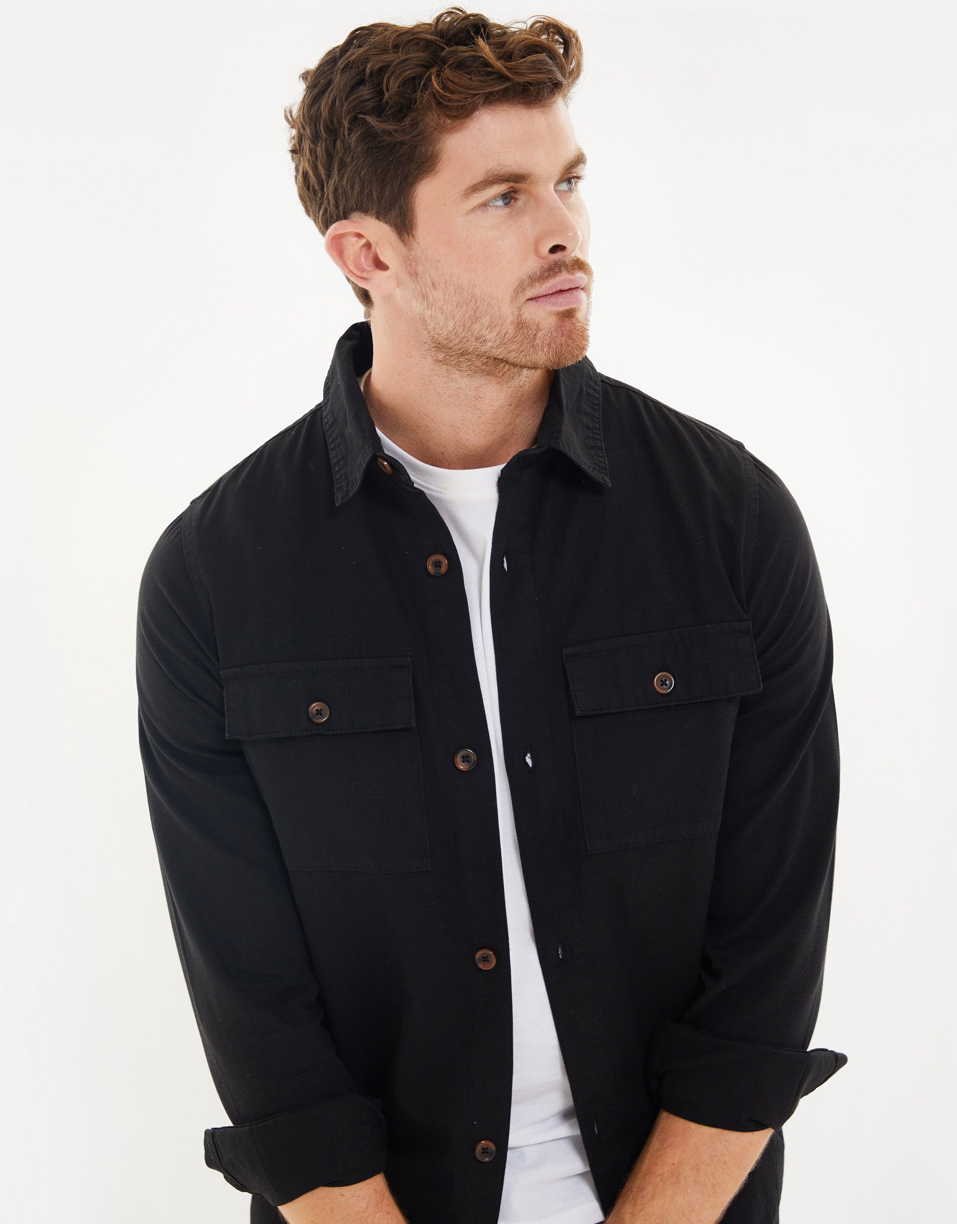 MENS SHACKET L/SLV MINISTRY